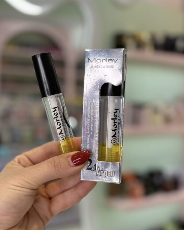 ژل لیفت ابرو و تقویت کننده حاوی روغن آرگان مورلی MORLEY