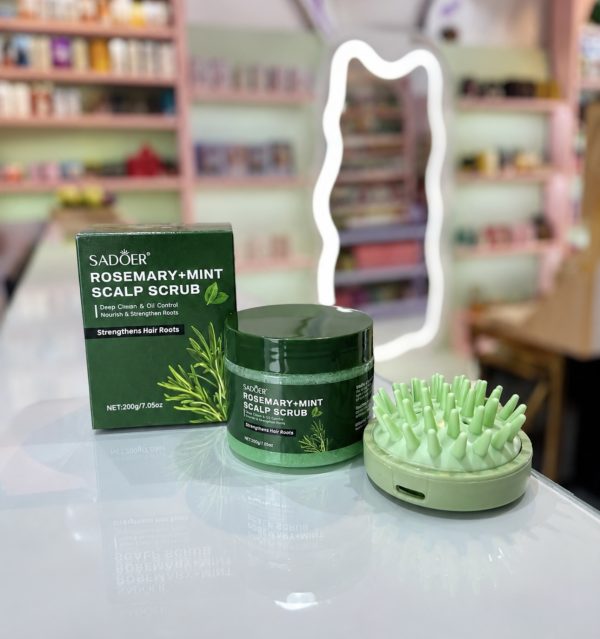 اسکراب پوست سر سادو مدل Rosemary + Mint