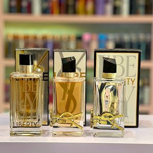 عطر بی لیبرتی Be Liberty مدل پلاتین و اینتنس با شیشه‌های متفاوت