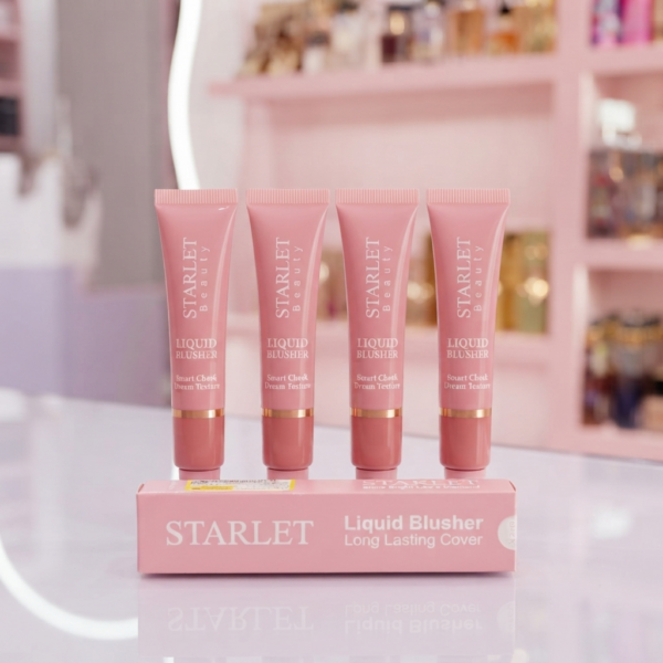 رژگونه مایع استارلت Starlet با اپلیکاتور پد دار در 4 رنگ